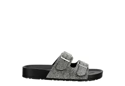 Madden Girl Womens Teddy Footbed Slide Sandal - Black 10 Madden Girl Womens Teddy Footbed Slide Sandal - Black -Chic Shoe Shop US 01 250030 01