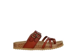 Bjorndal Womens Sami Footbed Sandal - Cognac -Chic Shoe Shop US 01 250078 01