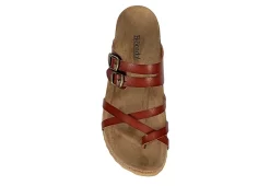 Bjorndal Womens Sami Footbed Sandal - Cognac -Chic Shoe Shop US 01 250078 05