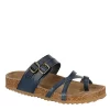 Bjorndal Womens Sami Footbed Sandal - Navy -Chic Shoe Shop US 01 250080 00