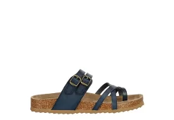 Bjorndal Womens Sami Footbed Sandal - Navy -Chic Shoe Shop US 01 250080 01