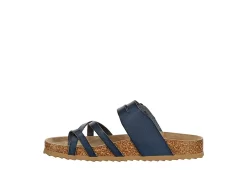 Bjorndal Womens Sami Footbed Sandal - Navy -Chic Shoe Shop US 01 250080 03