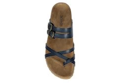 Bjorndal Womens Sami Footbed Sandal - Navy -Chic Shoe Shop US 01 250080 05