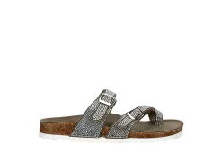 Madden Girl Womens Brycee Footbed Sandal - Med Metallic -Chic Shoe Shop US 01 250117 01