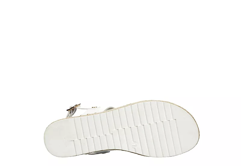 Xappeal Womens Amelia Wedge Sandal - White 9 Xappeal Womens Amelia Wedge Sandal - White - Image 7