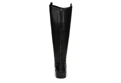 Franco Sarto Womens Meyer Wide Calf Tall Boot - Black -Chic Shoe Shop US 01 300504 04