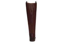 Franco Sarto Womens Meyer Wide Calf Tall Boot - Burgundy -Chic Shoe Shop US 01 300505 04