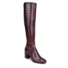 Franco Sarto Womens Tribute Wide Calf Tall Boot - Dark Purple -Chic Shoe Shop US 01 300549 00