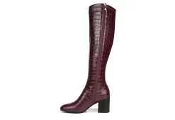 Franco Sarto Womens Tribute Wide Calf Tall Boot - Dark Purple -Chic Shoe Shop US 01 300549 03