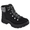 Skechers Womens Broadies Lace Up Boot - Black