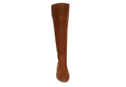 Eva & Zoe Womens Bria Wide Calf Tall Boot - Cognac -Chic Shoe Shop US 01 301948 02