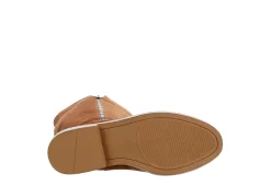 Eva & Zoe Womens Bria Wide Calf Tall Boot - Cognac -Chic Shoe Shop US 01 301948 06