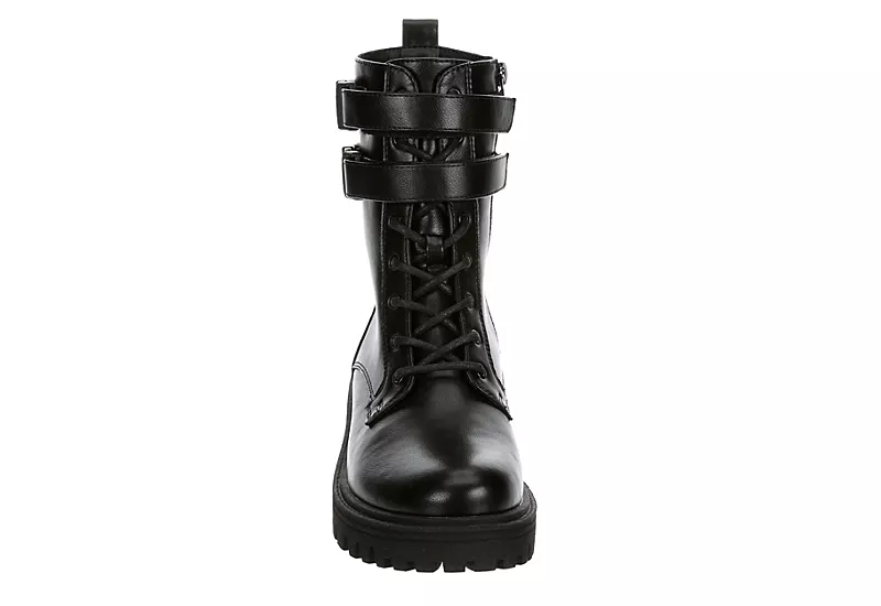 Limelight Womens Burnette Lace Up Boot - Black 5 Limelight Womens Burnette Lace Up Boot - Black - Image 3