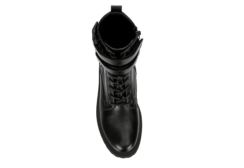 Limelight Womens Burnette Lace Up Boot - Black 8 Limelight Womens Burnette Lace Up Boot - Black - Image 6