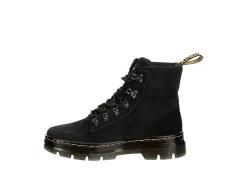 Dr. Martens Dr.martens Womens Combs Suede Combat Boot - Black -Chic Shoe Shop US 01 302021 03