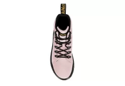 Dr. Martens Dr.martens Womens Combs Suede Combat Boot - Pale Pink -Chic Shoe Shop US 01 302023 05