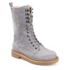 Journee Collection Womens Cadee Bootie - Grey -Chic Shoe Shop US 01 302203 00