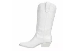 Madden Girl Womens Redford Western Boot - White -Chic Shoe Shop US 01 302385 03