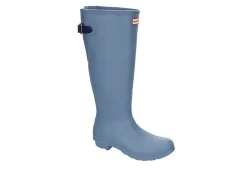 Hunter Boots Llc Womens Original Back Adj Rain Boot - Blue