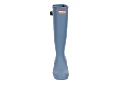 Hunter Boots Llc Womens Original Back Adj Rain Boot - Blue -Chic Shoe Shop US 01 302430 02