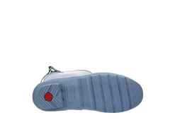 Hunter Boots Llc Womens Original Back Adj Rain Boot - Blue -Chic Shoe Shop US 01 302430 06