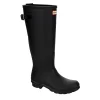 Hunter Boots Llc Womens Original Back Adj Gloss Rain Boot - Black -Chic Shoe Shop US 01 302431 00