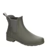 Hunter Boots Llc Womens Original Refined Chelsea Rain Boot - Grey -Chic Shoe Shop US 01 302443 00