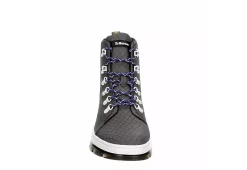 Dr. Martens Dr.martens Womens Combs W Nylon Boot - Grey -Chic Shoe Shop US 01 302480 02