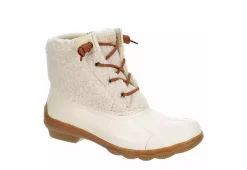 Sperry Womens Syren Gulf Sherpa Duck Boot - Ivory