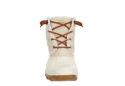 Sperry Womens Syren Gulf Sherpa Duck Boot - Ivory -Chic Shoe Shop US 01 302507 02