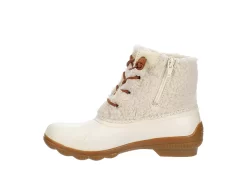 Sperry Womens Syren Gulf Sherpa Duck Boot - Ivory -Chic Shoe Shop US 01 302507 03