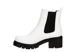 Madden Girl Womens Tessa Chelsea Boot - White -Chic Shoe Shop US 01 302520 03