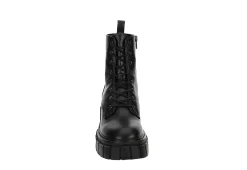 Madden Girl Womens Philly Lace Up Boot - Black -Chic Shoe Shop US 01 302631 02