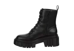Madden Girl Womens Philly Lace Up Boot - Black -Chic Shoe Shop US 01 302631 03