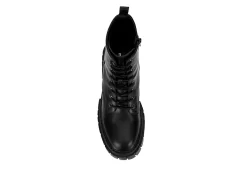 Madden Girl Womens Philly Lace Up Boot - Black -Chic Shoe Shop US 01 302631 05