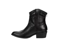 Michael By Michael Shannon Womens Daisy Western Boot - Black -Chic Shoe Shop US 01 302750 03