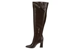 Michael By Michael Shannon Womens Camille Wide Calf Over The Knee Boot - Espresso -Chic Shoe Shop US 01 302766 03