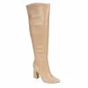 Michael By Michael Shannon Womens Camille Wide Calf Over The Knee Boot - Latte -Chic Shoe Shop US 01 302791 00
