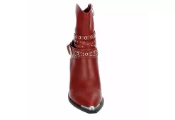 Michael By Michael Shannon Womens Dottie Western Boot - Red -Chic Shoe Shop US 01 302819 02