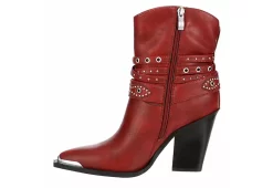 Michael By Michael Shannon Womens Dottie Western Boot - Red -Chic Shoe Shop US 01 302819 03