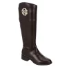 Michael By Michael Shannon Womens Brielle Tall Riding Boot - Dark Brown -Chic Shoe Shop US 01 302836 00