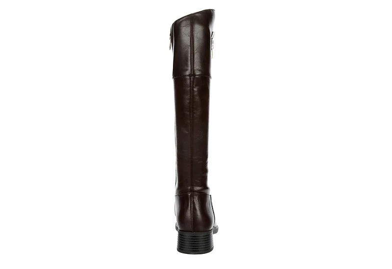 Michael By Michael Shannon Womens Brielle Tall Riding Boot - Dark Brown 7 Michael By Michael Shannon Womens Brielle Tall Riding Boot - Dark Brown - Image 5