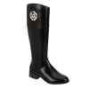 Michael By Michael Shannon Womens Brielle Wide Calf Tall Riding Boot - Black -Chic Shoe Shop US 01 302839 00