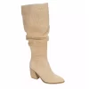 Michael By Michael Shannon Womens Millie Wide Calf Tall Boot - Tan -Chic Shoe Shop US 01 302843 00