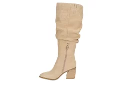 Michael By Michael Shannon Womens Millie Wide Calf Tall Boot - Tan -Chic Shoe Shop US 01 302843 03