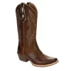 Justin Womens Rein Western Boot - Brown -Chic Shoe Shop US 01 302852 00