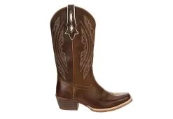 Justin Womens Rein Western Boot - Brown -Chic Shoe Shop US 01 302852 01