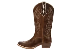 Justin Womens Rein Western Boot - Brown -Chic Shoe Shop US 01 302852 03