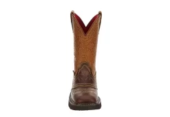 Justin Womens Starlina Western Boot - Brown -Chic Shoe Shop US 01 302863 02
