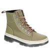 Dr. Martens Dr.martens Womens Combs Nylon Combat Boot - Olive -Chic Shoe Shop US 01 302897 00